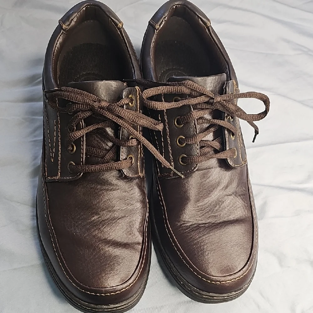Croft & Barrow Dark Brown Leather‎ Oxfords